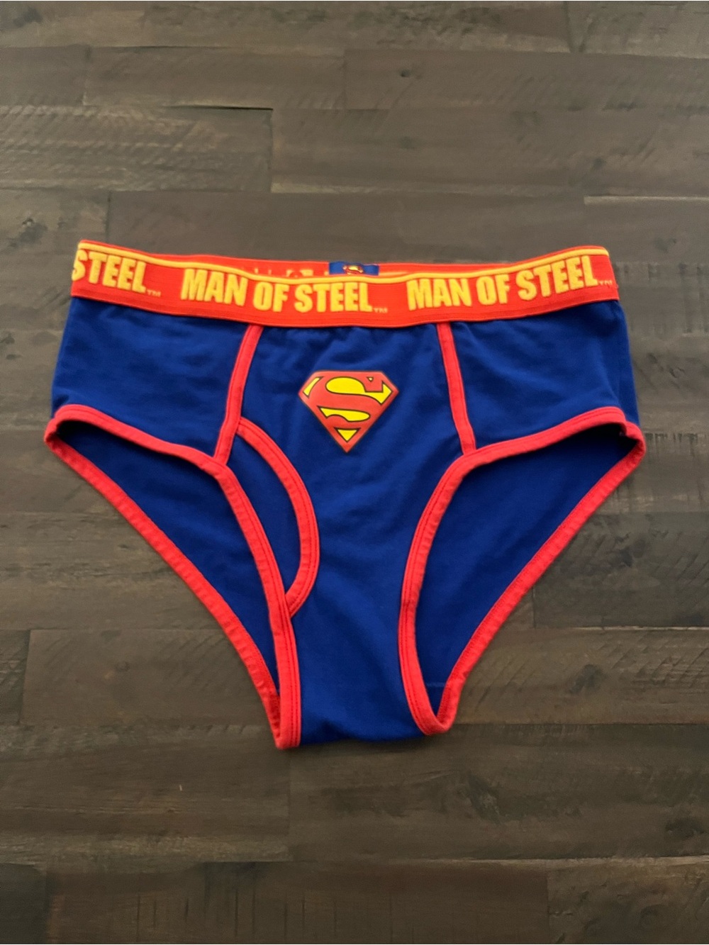 MENS SUPERMAN DC COMICS BRIEFS
